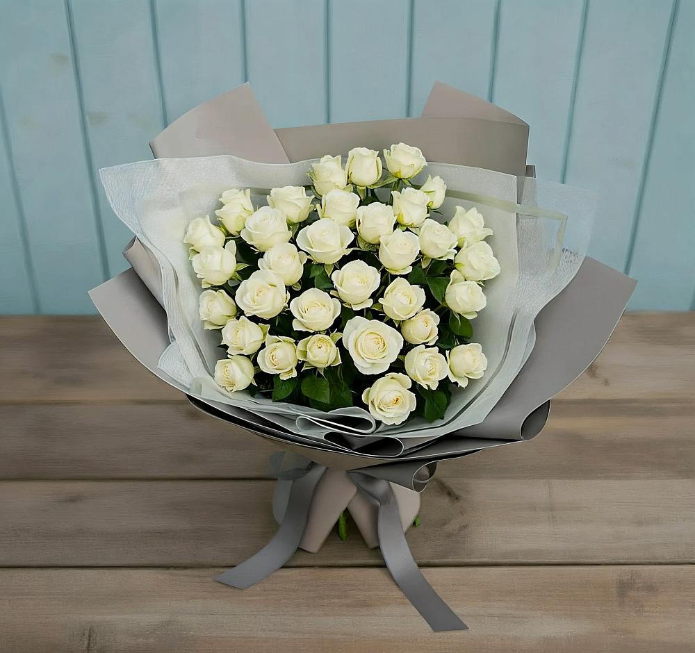 Букет Белоснежная нежность в Воткинске