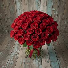 Букет 55 Красных роз Фридом #REPLACE_PRED# Воткинске