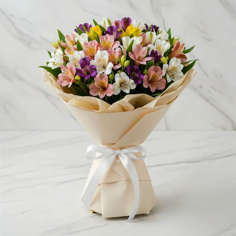 Букет цветов из: Альстромерии в Воткинске