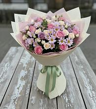 Букет цветов из:  Розы и Хризантемы в Воткинске