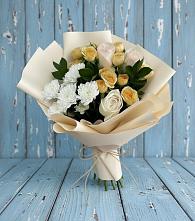 Букет цветов из:  Розы и Хризантемы в Воткинске