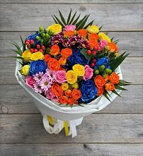 Букет цветов из:  Розы и Хризантемы в Воткинске