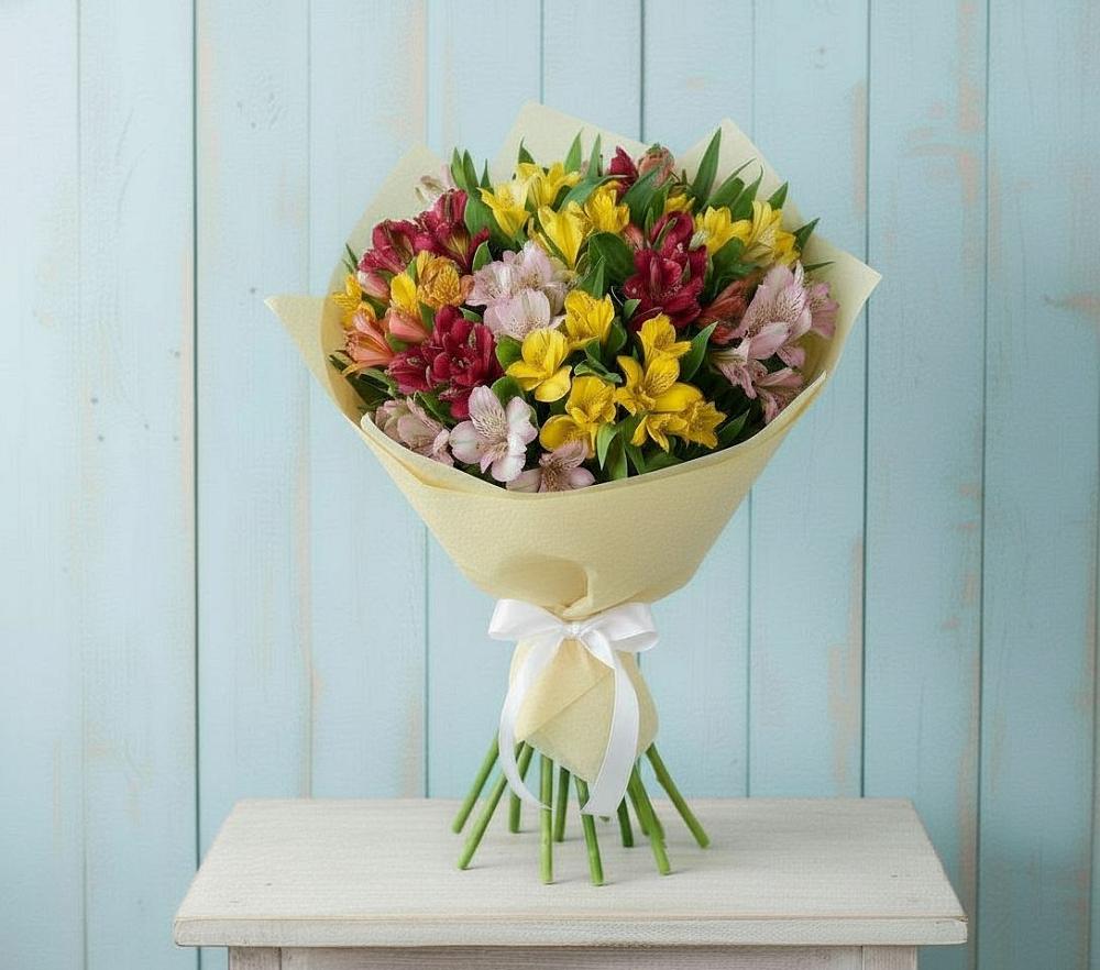 Букет цветов из: Альстромерии в Воткинске
