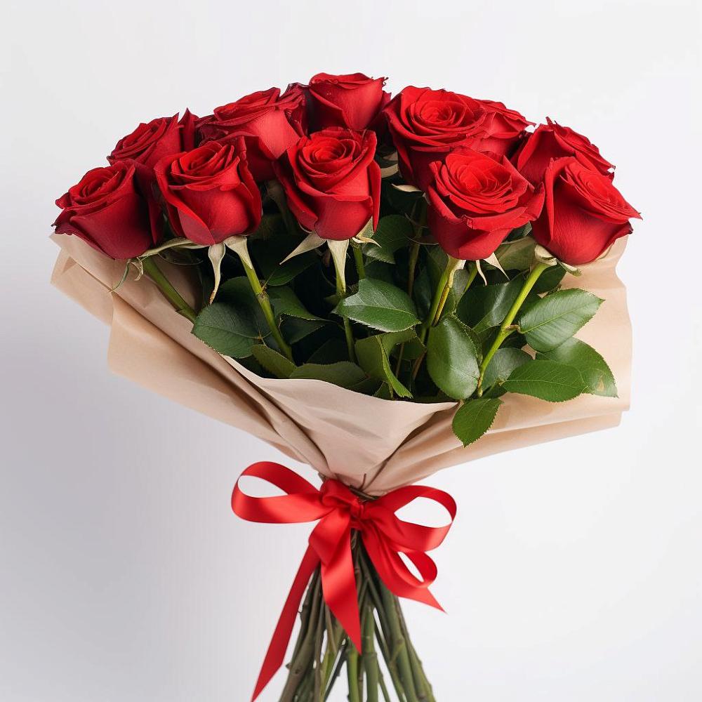 Букет 11 Красных роз Эдлесс Лав в Воткинске