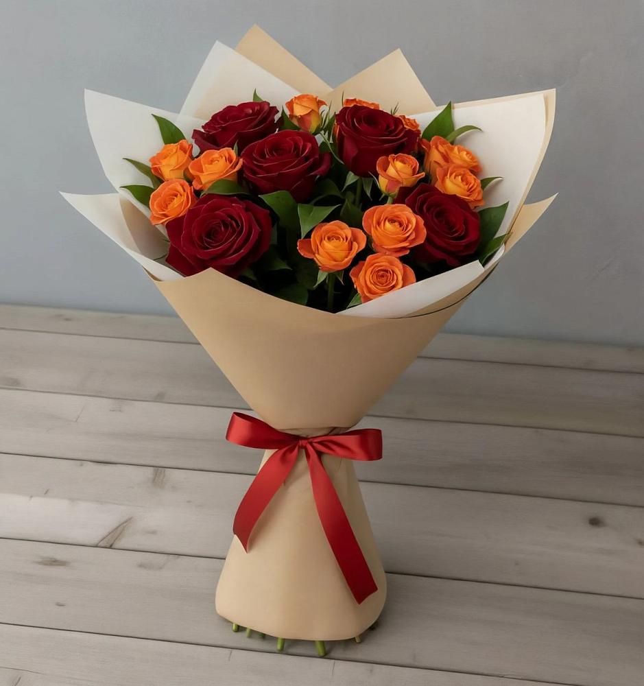 Букет Любовь и восторг в Воткинске